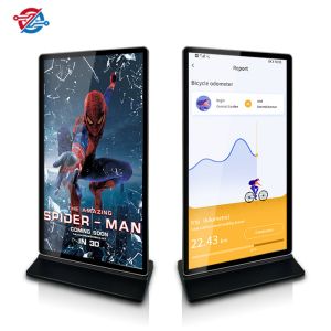 Large Format 75 Inch Indoor Digital Signage Display Logo Print