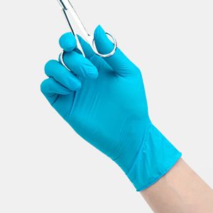 Allergy Resistance Nitrile Disposable Gloves High Tensile Strength Non Toxic