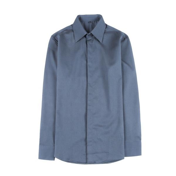 Buy Weaving method woven 100% Cotton Business Dress Button Down Casual Shirts For Men Slim Fit at wholesale prices