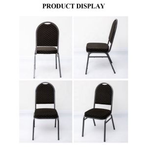 Waterproof Stackable Fabric Cushion Banquet Chairs For Decor And Weddings
