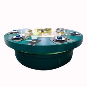 1600mm Gas Circle Teppanyaki Grill Table Electromagnetic Heating