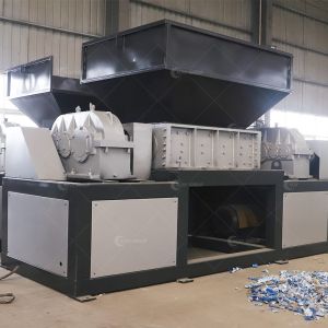 High Capacity Multifunctional Waste Engine House Shredding Double Shaft Shredder