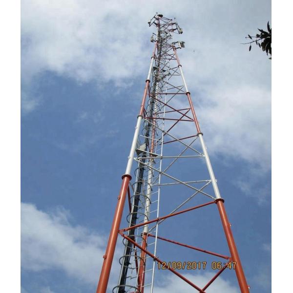 Buy Three Legged Tubular Communication 10m Lattice Steel Towers at wholesale prices