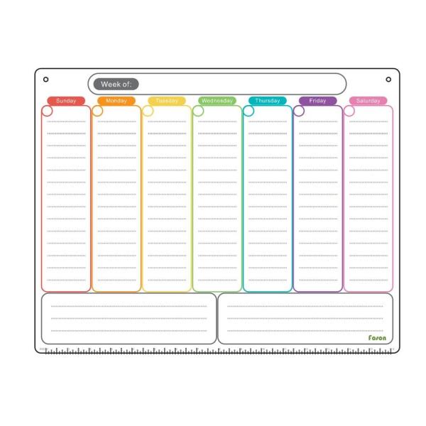 Buy Eco Friendly Soft Magnetic Fridge Calendar Planner 43*33cm at wholesale prices