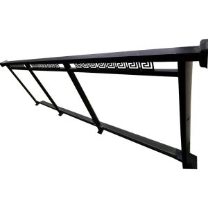 China 42in Aluminum Metal Balcony Railing Balustrade Black Customized on sale