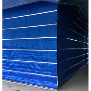 China Automatic Double Track Lnorganic Fire Roller Shutter Molded Polymer Door Rolling Pull on sale