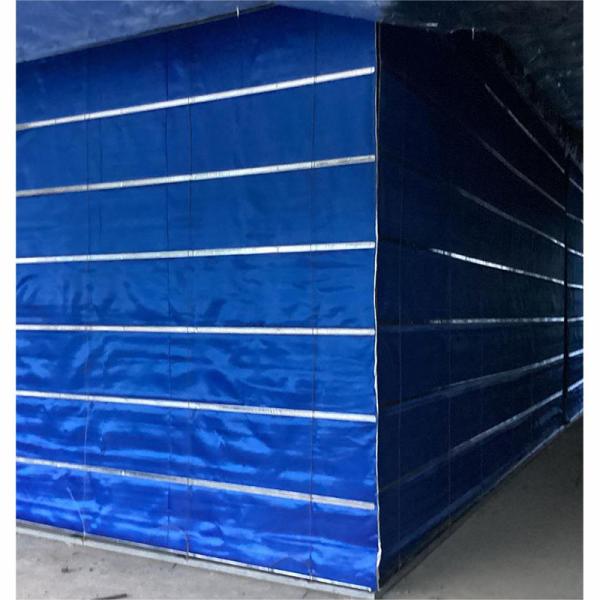 Automatic Double Track Lnorganic Fire Roller Shutter Molded Polymer Door Rolling