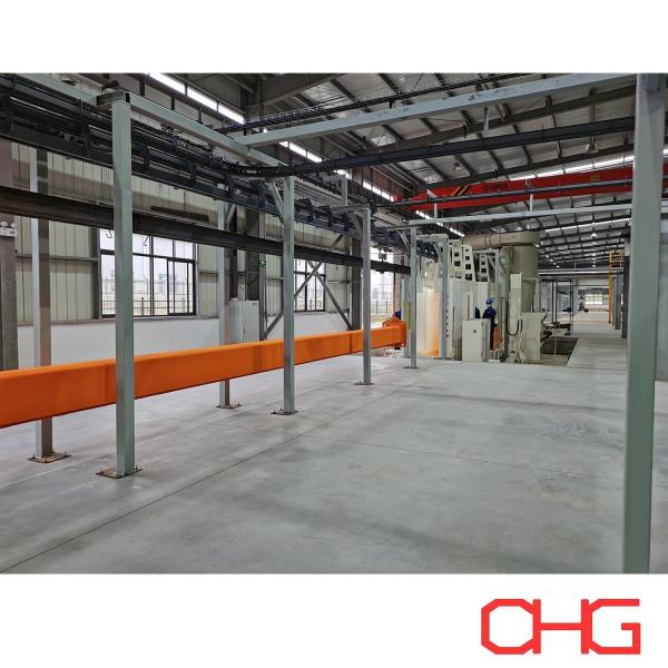 Buy Professional Automated Powder Coating Production Line Powder Spray System includes Powder Coating Oven at wholesale prices