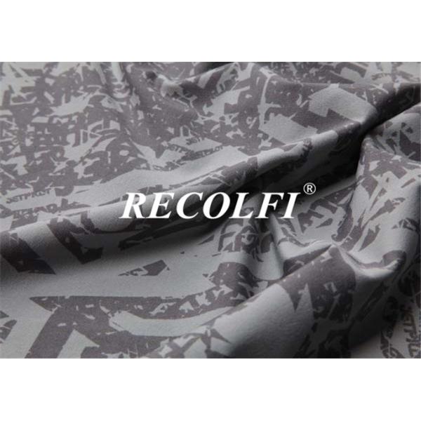 Chlorine Proof Spandex Nylon Repreve Swimwear Fabric Anti UV Swimming Clothing Tahiti