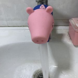 BPA Free Cartoon PVC Kids Faucet Extender for Washbasin