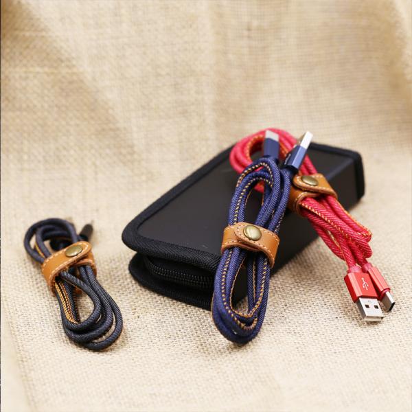 Micro USB Data Charging Cable , Phone Charger Cable Fit IPhone 8 / X / IPad