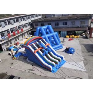 OEM Tarpaulin Commercial Inflatable Slide Blow Up Dry Slide