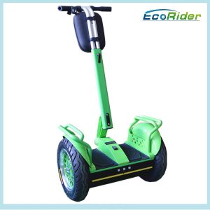 Quality Fast Self Balancing Scooters / Green Rechargeable Electric Scooter Indoor for sale