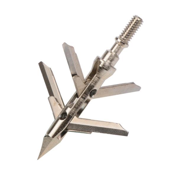 Buy 125 Grain 4blade Field Point Arrow Tips Expandable Broadheads at wholesale prices