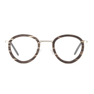 Retro Unisex Polarized Wooden Frame Glasses Wood Frame Prescription Sunglasses