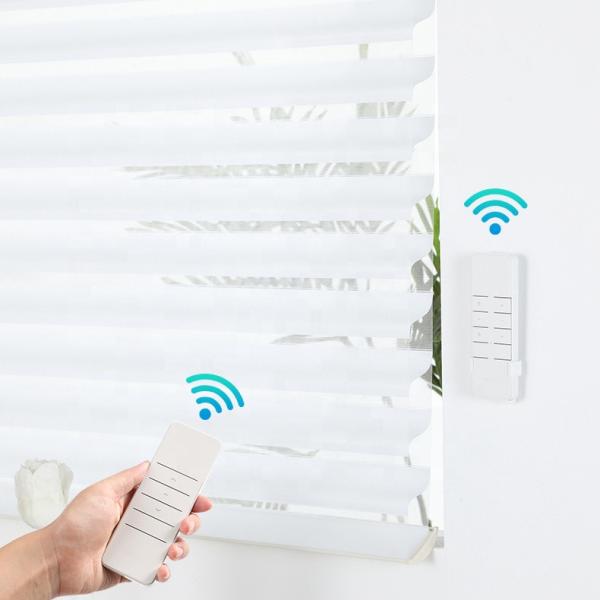 Buy Resist ultraviolet rays smart Wifi Tubula motorintelligent electric Shangri-La Roller Blinds motroized light adjustable at wholesale prices