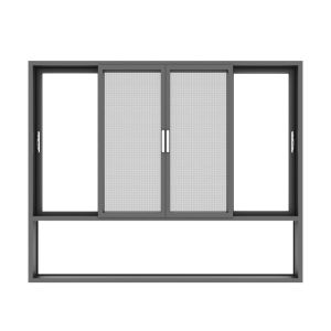 Soundproofing Function Custom Aluminium Sliding Windows with Tilt and Turn