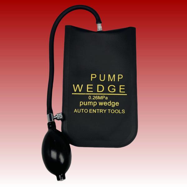 Black Door Pump Wedge Polyurethane Rubber Air Wedge Bag Pump 11.6*19cm