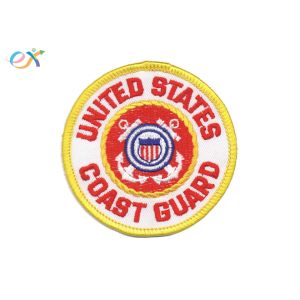 American Germany Embroidered Military Patches Polyester Material With Letter
