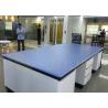 Monolithic Epoxy Resin Laboratory Countertop With Bevel Edge And Chemical Resistance for sale