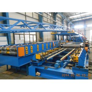 China Wall Panel PU Upper Lower Roof Panel Forming Machine on sale