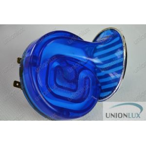 Blue Waterproof 12V Car Horn Siren , Duo-Cone Auto Shell Horn