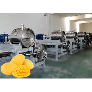 SUS304 / 316L Mango Juice Processing Machine 3T/H One Stop Service