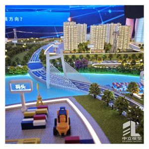 Smart Industrial Architectural Scale Model Eco Friendly City Architecture Model