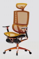 Buy Polyester Ergonomic Office Chair Gas Spring Modern Rolling Desk Type PU Armrest at wholesale prices