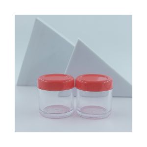Base Material Plastic Cream Jar for Cosmetic Customized Colors 5ml 10ml 15ml