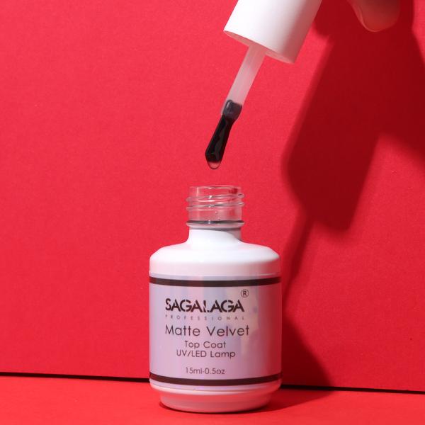 Buy No Wipe Matte Nail Top Coat and Long Lasting Base Coat Nails Uv Lamp in 15ML at wholesale prices