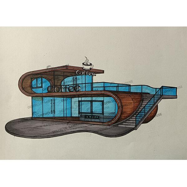 Light Steel Structured Pre Engineered Steel Homes Earthquake Proof For Residence