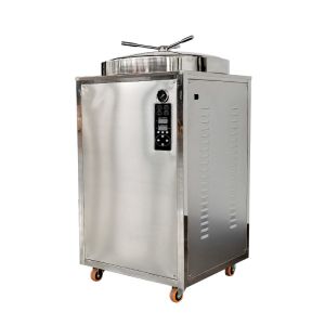 High Pressure Steam Sterilizer Vertical Autoclave Stainless Steel 8KW Automatic