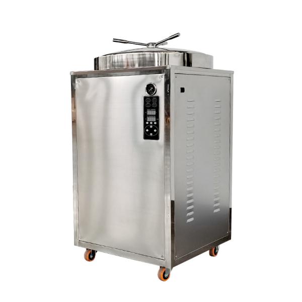 High Pressure Steam Sterilizer Vertical Autoclave Stainless Steel 8KW Automatic