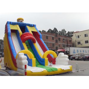 White / Red / Yellow Giant Commercial Inflatable Water Slides , Inflatable