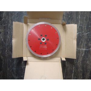 Diamond Stone Cutter Blade For Dry And Wet Cutting , 7" Sintered Turbo Saw Blade