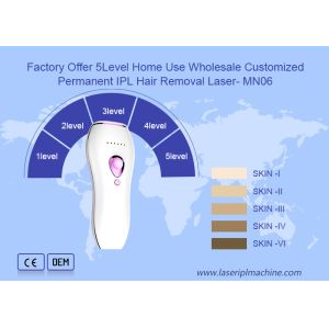 China AC 220V Home Use Beauty Device Customized Permanent IPL Hair Removal Equipment on sale