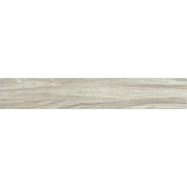 Buy 3D Inkjet 20*120cm Light Grey Color Glazed Wood Grain Pattern Ceramic Floor Tile at wholesale prices