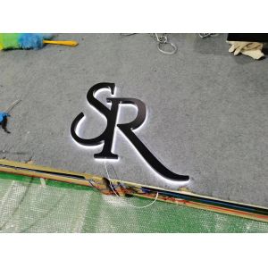 Factory customize wedding decoration back lit outdoor led letter signs light