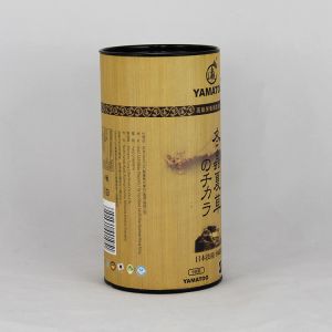 Customised Brown Paper Tube Tea , Chocolate Packaging with Printing Cylindrical