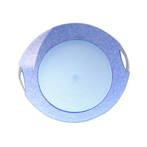 Removable Bowl Pot Shape EN71 Cat Cave Felt For Pet Toys Organizer