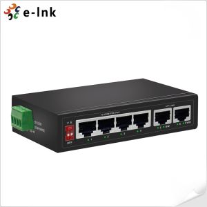 4-port 10/100BASE-T PoE + 2-port 100BASE-T Uplink Industrial 250m PoE Switch