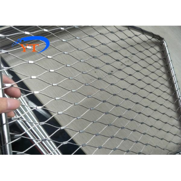 316L X Tend Balustrade Cable Mesh , Stainless Steel Cable Mesh Netting For