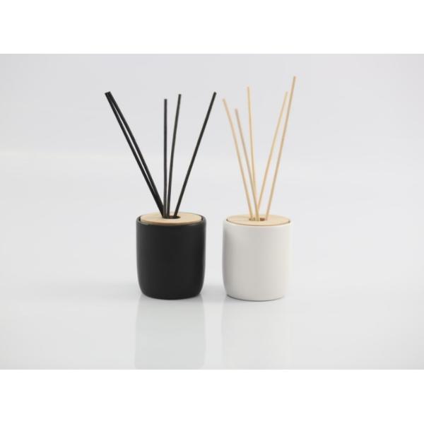 Simple Style Home Reed Diffuser Matte Painting Round Glass Bottle With Oem Service