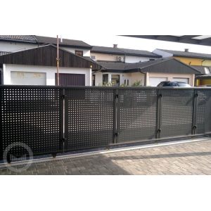 Outdoor Garden Aluminum Privacy Fence Noise Reduction Customized