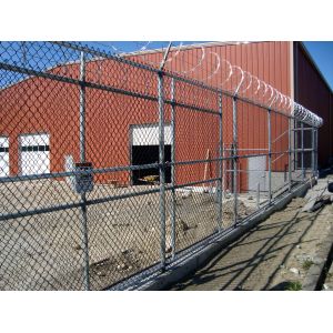 chain link fence for football field