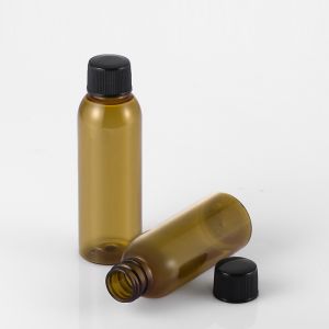 2 Oz Clear Plastic Screw Top Containers Multiapplication PET Material