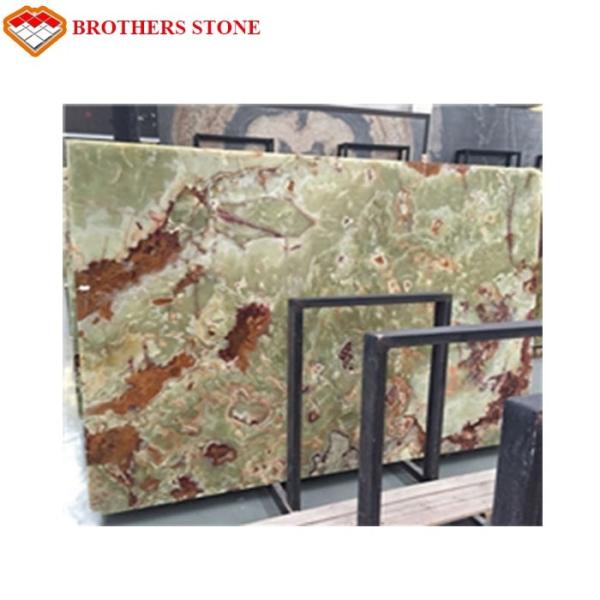 Buy Popular Natural Light Green Onyx Stone Commercial And Residential Construction Material at wholesale prices