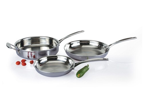 3Pcs 3-ply stainless steel cookware set SHCY-3011