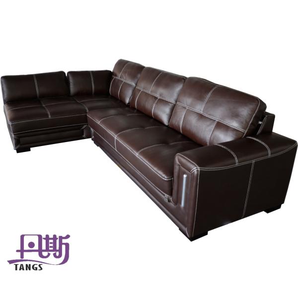 2015 hot sales Sectionals genuine leather sofa set home furniture h5806